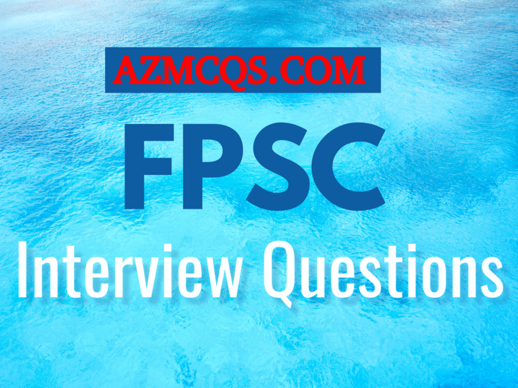 FPSC Interview Experiences