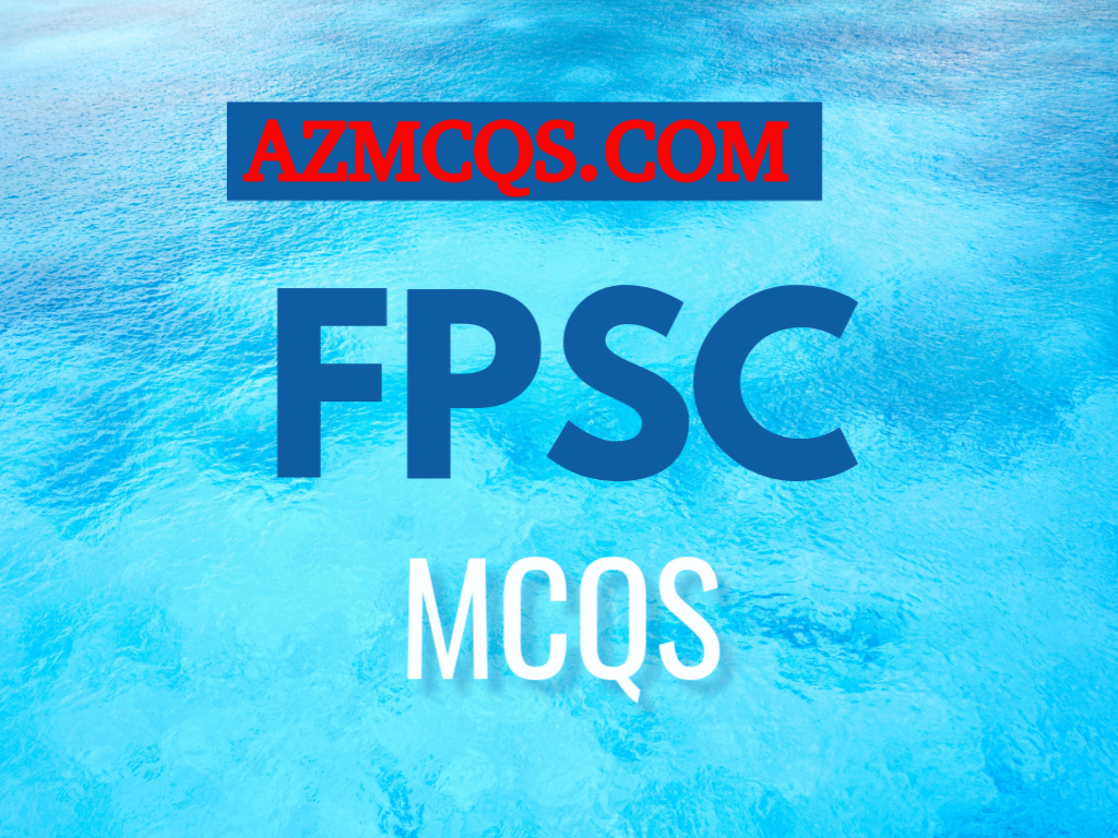 FPSC MCQs